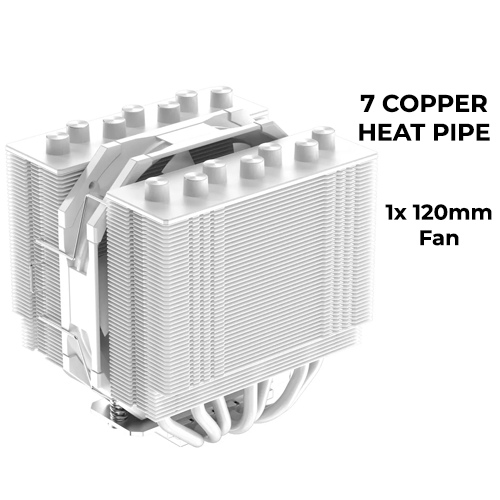 ID-Cooling SE-207 XT Slim Twin Tower (White)